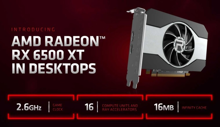 AMD เผย Radeon 6500 XT ตั้งใจออกแบบให้แรมน้อย แบนด์วิดท์ต่ำ ไม่เหมาะกับขุดเหมือง