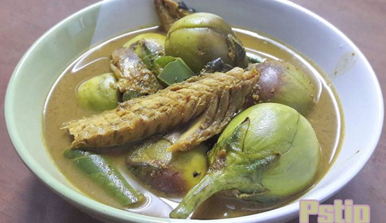 แกงน้ำเคยปลาซาบะย่าง อาหารภาคใต้