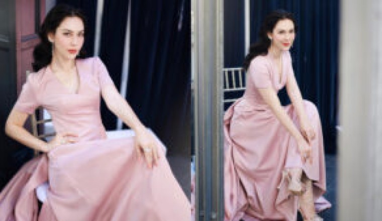 สวยสะดุด!”แมท ภีรนีย์”อวดลุคสายหวาน ออร่าเจ้าสาวจับ