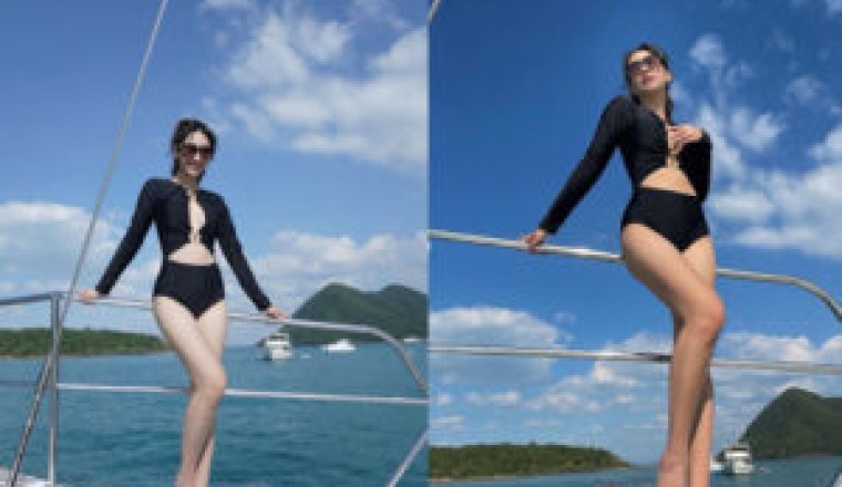 ช็อตนี้แซ่บมาก! “มิน พีชญา” เสิร์ฟความเซ็กซี่ อวดบิกินีแหวกอก  ทำไอจีไฟลุก