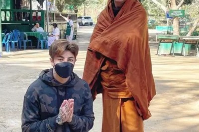 บวชเงียบของจริง! สิงโต นำโชค ร่วมเฟรม โน๊ต อุดม เข้าสู่ทางธรรมกว่า 7 เดือน