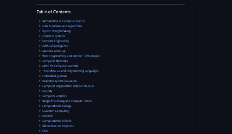 รวมคอร์สเรียนวิทย์คอมและโปรแกรมมิ่งฟรี จากมหาวิทยาลัยทั่วโลก กว่า 800 คอร์ส บน GitHub