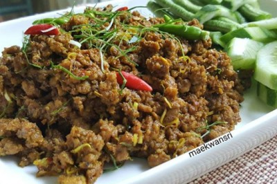 คั่วกลื้งไก่ อาหารภาคใต้