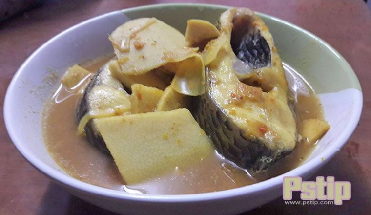 แกงส้มปลานิลกับหน่อไม้ดอง อาหารภาคใต้