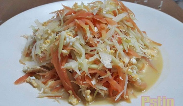 มะละกอผัดไข่ อาหารภาคใต้