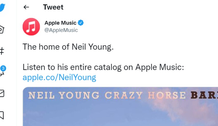 แฟนเพลง Neil Young ดันแคมเปญ #SpotifyDelete ประท้วง, Apple Music บอกอยากฟังมาทางนี้
