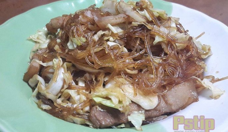 ผัดกะหล่ำปลีใส่วุ้นเส้น อาหารภาคใต้