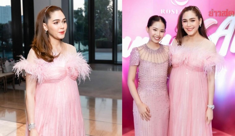 สุดซึ้งวันที่เปิดใจ วาว ขอบคุณ ชมพู่ อุ้มท้องกว่า7เดือน ฉลอง1,500ล้านบาท