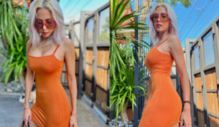 ไม่ทิ้งคอนเซปต์!”อุ้ม ลักขณา”เสิร์ฟเดรสรัดรูป อวดเต้าบึ้มล้นทะลัก