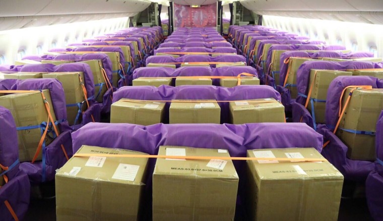 การบินไทยหาช่องทางเพิ่มรายได้ เปิดขนส่งสินค้าภายในห้องโดยสาร