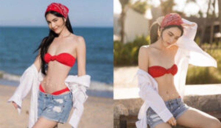 ไม้เรียวยังน้อยไป! “ใหม่ ดาวิกา” นุ่งบิกินี่แดงแรงฤทธิ์ “เป้ย ปานวาด” ยังทนไม่ไหว