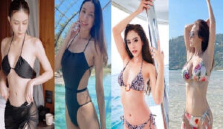 ส่องแฟชั่นดาราสาว อวดชุดว่ายน้ำ แหวกข้าง เร้าอารมณ์จับใจ