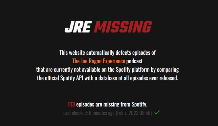 Spotify ถอดรายการพ็อดแคสต์ Joe Rogan 113 ตอน, เจ้าตัวขอโทษที่ใช้คำพูดเหยียดผิว