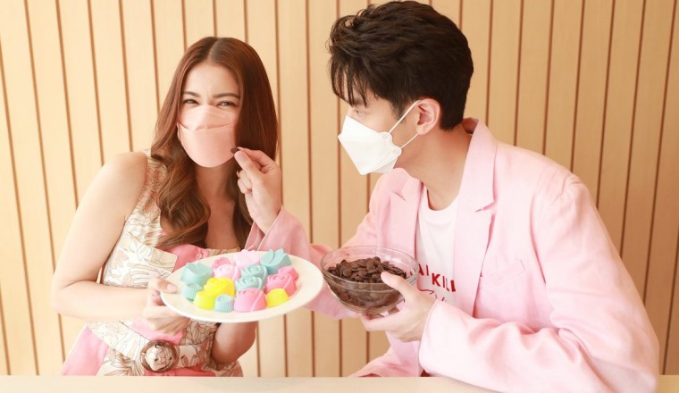 ‘แชป–เกรซ’ จูงมือทำ “ช็อกโกแลต” เซอร์ไพรส์วาเลนไทน์