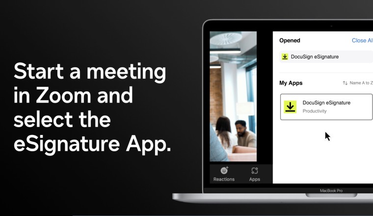 DocuSign ร่วมกับ Zoom เปิดตัวแอปเซ็นเอกสารระหว่างวิดีโอคอล จบงานได้ในมีตติ้ง