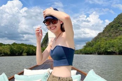 ณิชา ใส่เกาะอก สาดความขาวกลางทะเล ดาเมจรุนแรงมาก