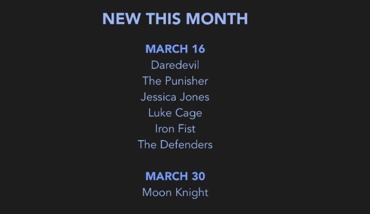 ซีรีส์ Marvel ที่ถูกถอดจาก Netflix เตรียมย้ายมาลง Disney+