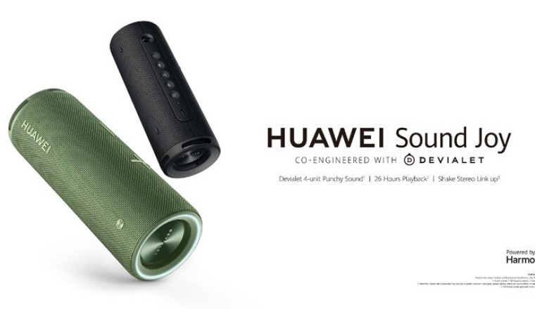 Huawei เปิดตัวลำโพงบลูทูธ Sound Joy ร่วมกับ Devialet แบต 26 ชั่วโมง กันน้ำ IP67