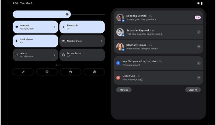 Android 12L ออกตัวจริง Samsung, Lenovo, Microsoft สัญญาอัพเดตตามในปีนี้