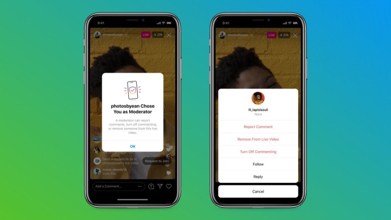 Instagram Live สามารถเพิ่ม Moderator ช่วยดูแลความเรียบร้อยได้แล้ว