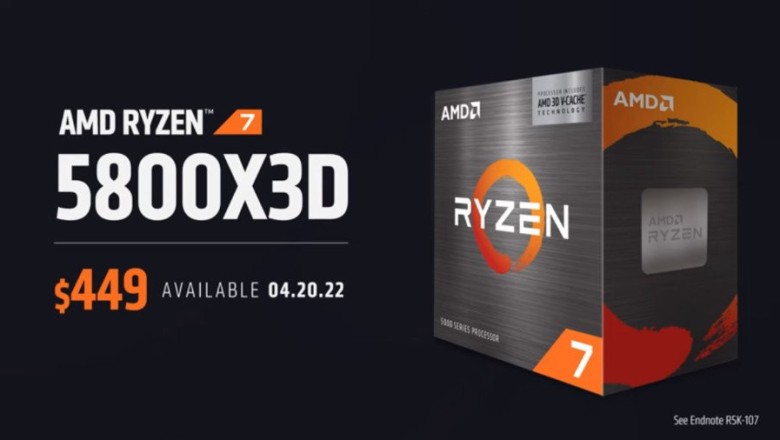AMD เปิดตัว Ryzen 7 5800X3D ใช้แคช 3D แบบใหม่ ประสิทธิภาพเล่นเกมดีขึ้น 15%