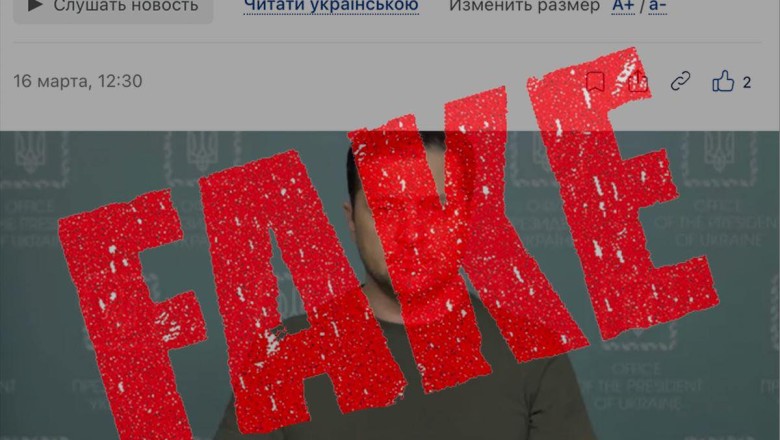 Facebook ลบวิดีโอ Deepfake ของประธานาธิบดี Zelensky ที่เผยแพร่หลังสำนักข่าวยูเครนโดนแฮก