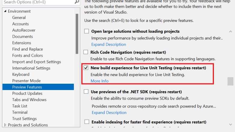 Visual Studio ปรับปรุงฟีเจอร์ Live Unit Testing รันทดสอบทันทีเมื่อโค้ดถูกแก้ไข
