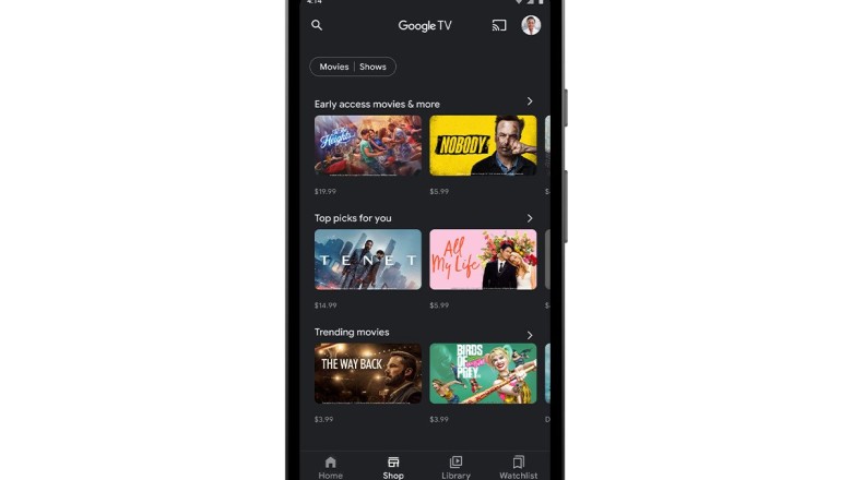 กูเกิลย้ายช่องทางซื้อ-เช่าหนัง จาก Google Play ไปอยู่ที่แอพ Google TV