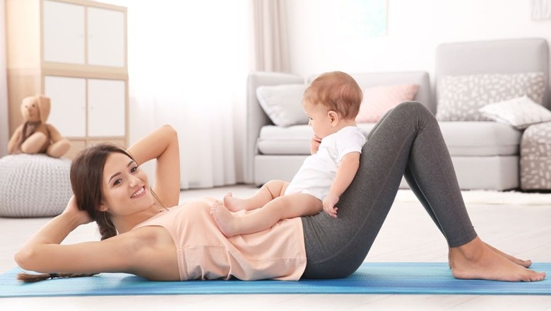5 วิธีบริหารสุขภาพร่างกาย แม่หลังคลอด