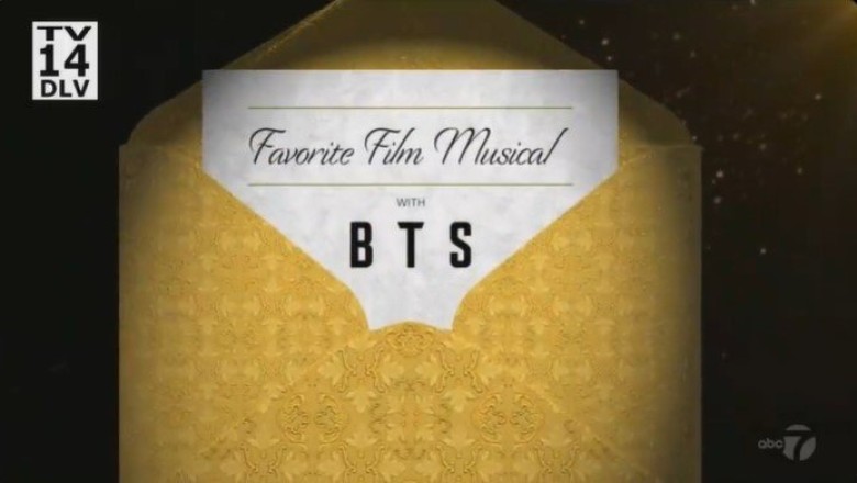 BTS โผล่เซอร์ไพรส์กลาง Oscars พร้อมกล่าวถึง Will Smith