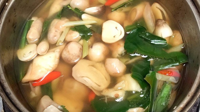 ต้มยำเห็ดฟาง อาหารเพื่อสุขภาพ