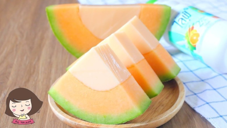 เยลลี่แคนตาลูป ขนมนานาชาติ