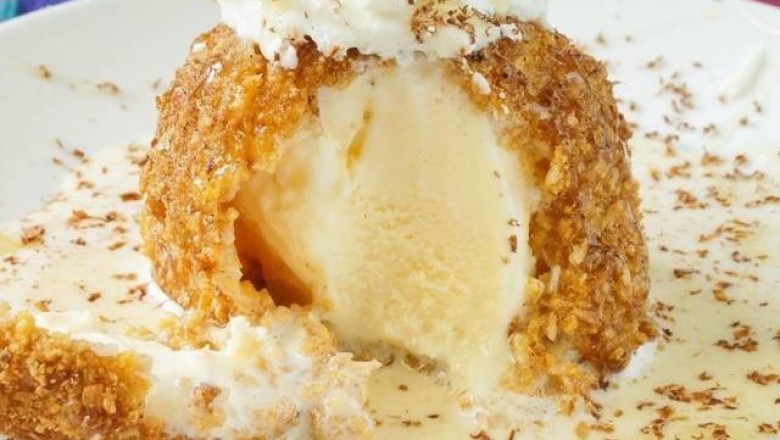 ไอศกรีมทอด สูตร 1 ไอศกรีม