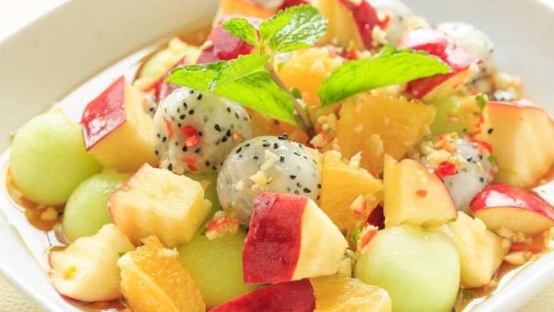 ยำผลไม้ อาหารเพื่อสุขภาพ