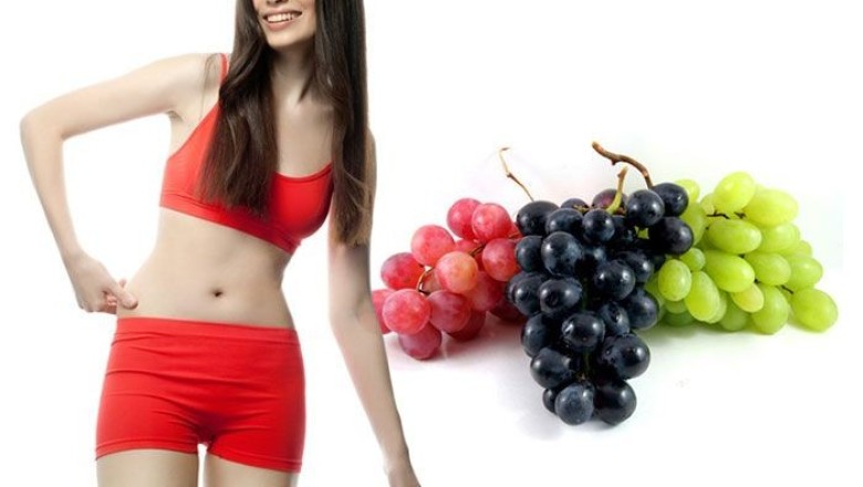 องุ่นสด ๆ ช่วยลดน้ำหนักได้นะ