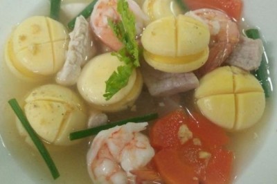 แกงจืดลูกรอก อาหารจานเดียว