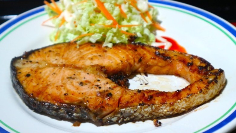 ปลาย่างซีอิ๊ว อาหารเพื่อสุขภาพ