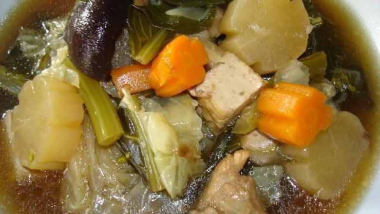 ต้มจับฉ่าย อาหารเพื่อสุขภาพ