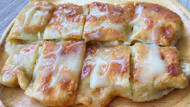 โรตีนมสด ขนมนานาชาติ