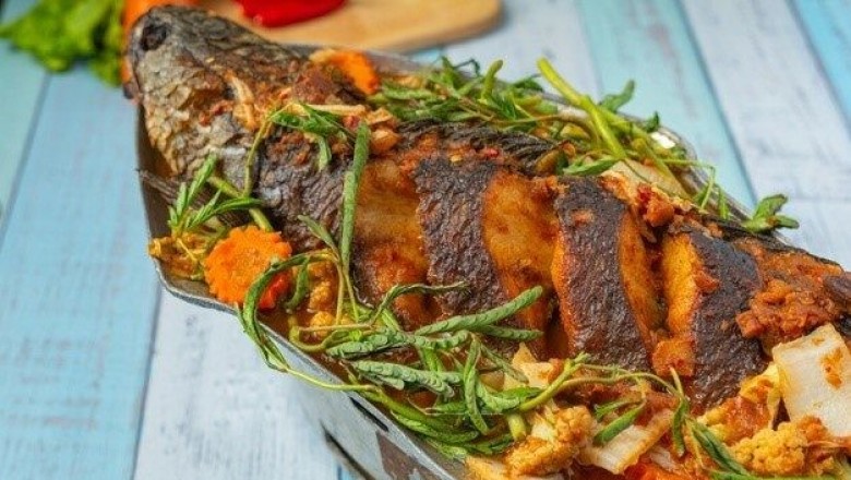 แกงส้มแป๊ะซะปลาช่อน อาหารจานเดียว