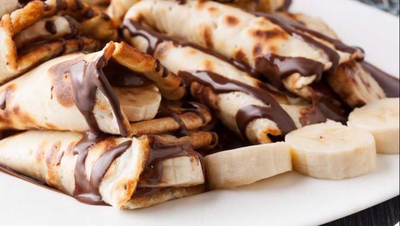 เครปกล้วยหอม ขนมนานาชาติ