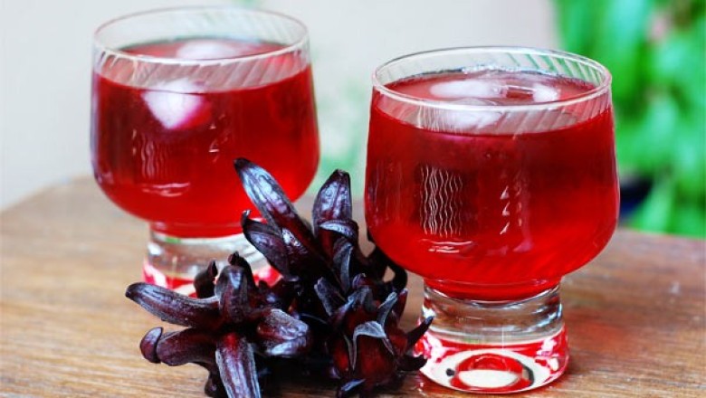 น้ำกระเจี๊ยบสด เครื่องดื่ม