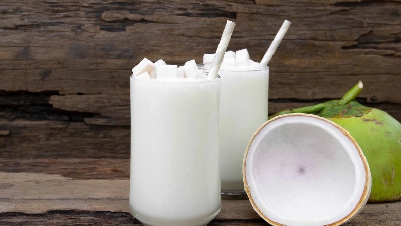 น้ำมะพร้าวอ่อนปั่น เครื่องดื่ม