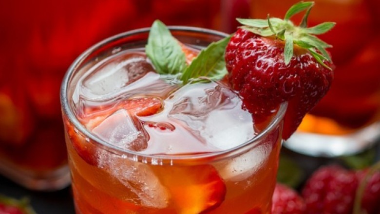น้ำสตรอเบอร์รี่ เครื่องดื่ม