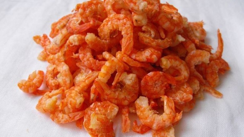 การเก็บถนอมกุ้งแห้ง