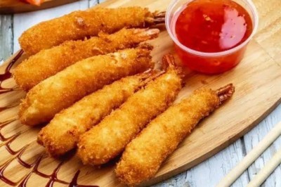 เคล็ดลับทอดกุ้งให้ตัวตรง