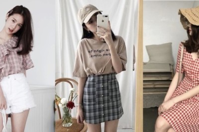 สวยสุดๆ ด้วยชุดลายตาราง