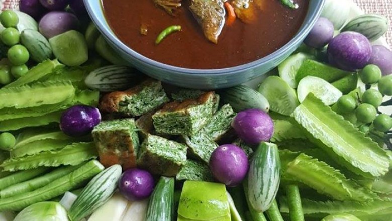 แกงไตปลาใส่กะทิ อาหารภาคใต้