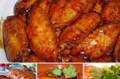 ปีกไก่ต้มโค้ก อาหารจานเดียว