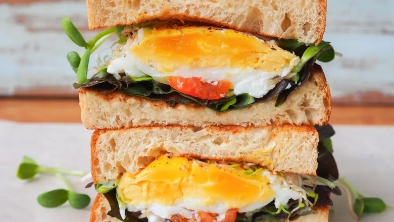 แซนด์วิชไข่ เมนูไดเอทแบบอิ่มท้อง